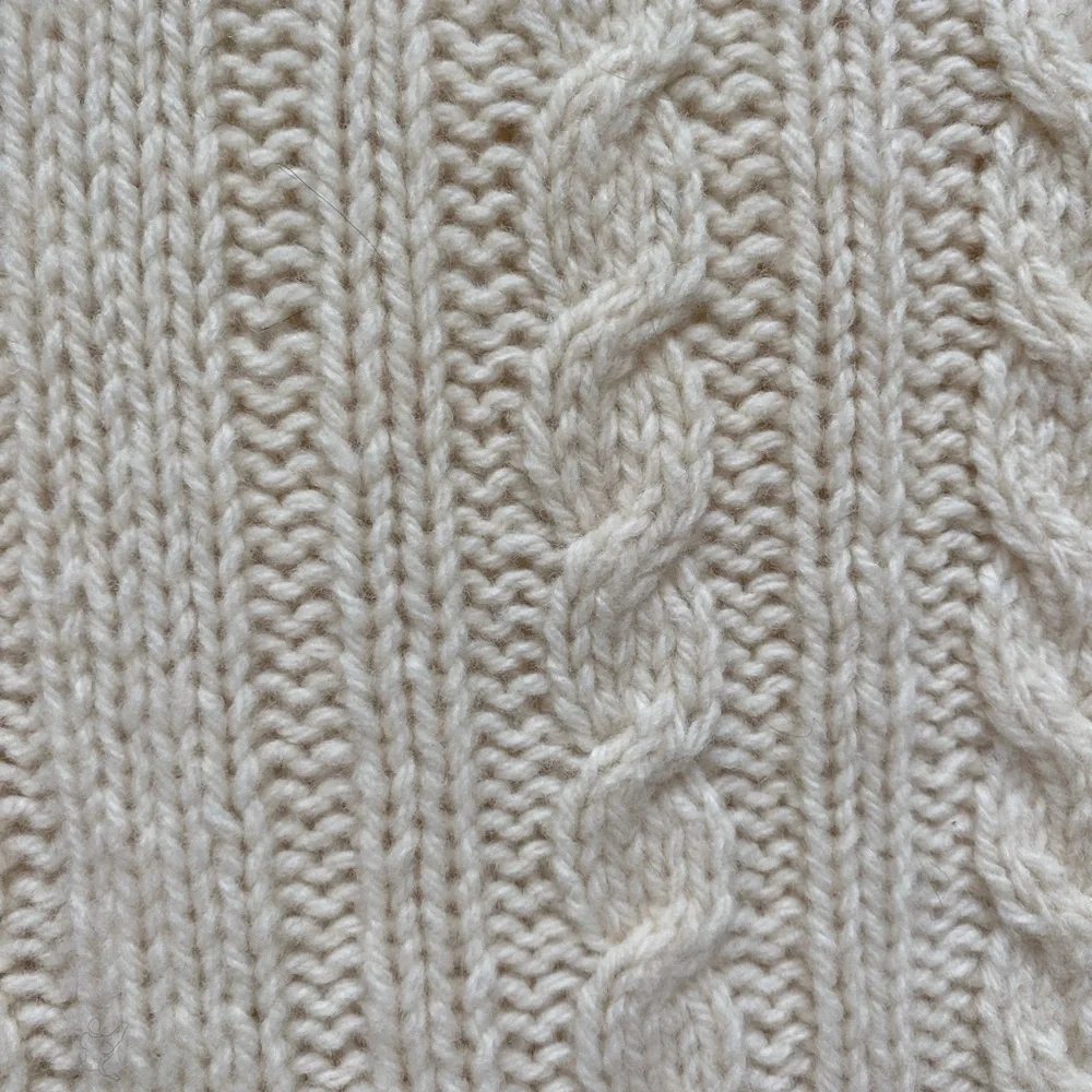 J. Crew Vintage Cream Wool Blend Sweater - Large